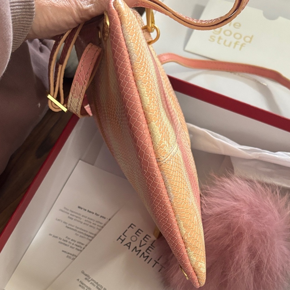Hammitt Tony Small crossbody bag Sunset color brushed gold hardware New in box - Picture 7 of 10